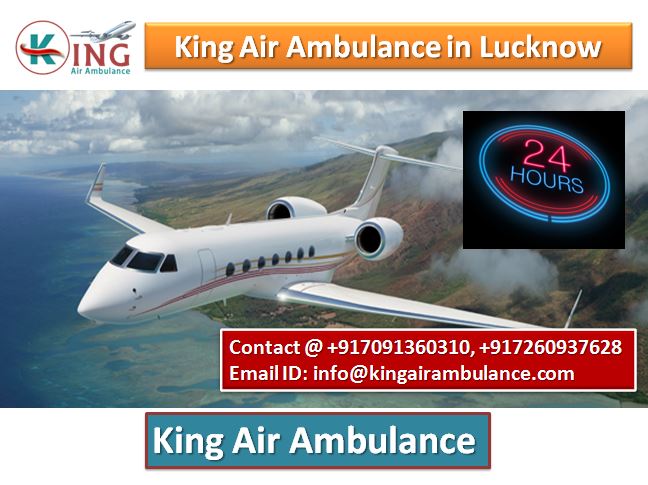 King Air Ambulance in Lucknow